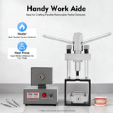 Split Dental Flexible Denture Machine, 110V 400W Flexible Denture Injection System with Heater & Heat Press
