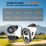 Golf Rangefinder with Slope,1200 Yards Laser Range Finder Golfing, 7X Magnification, Flag Lock Vibration,