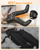 DEJUNPIOOL Leg Massager with Heat and Compression - Foot Calf Thigh Massage for Circulation and Pain Relief, Professional Compression Boots with 6 Modes, 9 Intensity, 4 Heat, Gifts for Mom Dad
