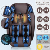 Track Massage Chair Recliner, Full Body Massage Chair with Zero Gravity, Bluetooth Speaker, Airbags iRest