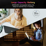 NIMO 15.6 IPS FHD-Laptop, 16GB RAM 1TB SSD Intel Pentium Quad Core N100, Computer with Backlit Keyboard Fingerprint (Beat to i3-1115G4 Up to 3.4GHz) Laptops for Student, Win 11 Gray