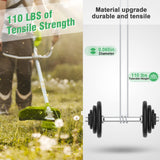 7 Pcs Dual Line String Trimmers Spools Compatible with Greenworks Model 2101602, 2101602A, STBA40B210, BST4000, 0.065" Line Replacement Spool (2900719) and Spool Cap Cover(6 Spools + 1 Cap)