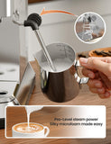 topzee Espresso Machine 20 Bar, Compact Coffee Maker with Milk Frother & Cold Brew Function, 52oz Removable Water Tank, Stainless Steel Cappuccino, Latte Maker, Silver
