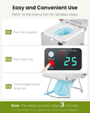 Modiwell LE-310 Smart Dry Flush Toilet for RV and Off-Grid Living