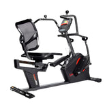 Sunny Health & Fitness Electromagnetic Recumbent Cross Trainer Exercise Elliptical Bike w/ Arm Exercisers, Easy Access Seat & Exclusive SunnyFit® App Enhanced Bluetooth Connectivity - SF-RBE4886SMART Sunny Health & Fitness