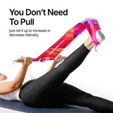 CastleFlexx Mobility and Full Body Strengthening Device | Non-Elastic Stretch Strap with Natural Premium Cork Handles for Stretching, Exercise, Physical Therapy, and Yoga