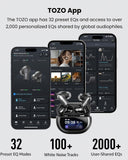 TOZO NC20 Pro Active Noise Cancelling Wireless Earbuds, Smart LCD Screen