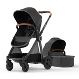 Mompush Ultimate2 Full-Size Stroller with Bassinet, Newborn to Toddler