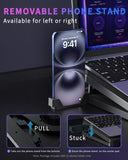 LP-3 Gaming Laptop Cooling Pad, Powerful Turbo-Fan 180+ CFM RGB Laptop Cooler, Quiet Laptop Cooling Fan Stand with Anti-Slip Pads, Height Adjustable, 3-Speed Control & LCD Design for 12"-19" Laptops