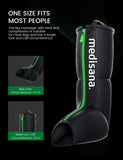Medisana Leg Massager with Heat and Compression, Leg Massager for Circulation and Pain Relief, Foot and Calf Massager Machine for Edema, Relax Recover-Birthday Gifts for Dad Men Mom Women