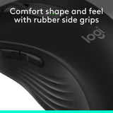 Wireless Mouse - for Small to Medium Sized Hands, 2-Year Battery, Silent Clicks, Customizable Side Buttons
