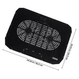 Metal Laptop Cooling Pad Stand with Fan for 14 to 17 Inch Computers