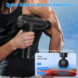 Muscle Massage Gun for Athletes Handheld Electric Deep Tissue Back Massager, Percussion Massage Device APHERMA