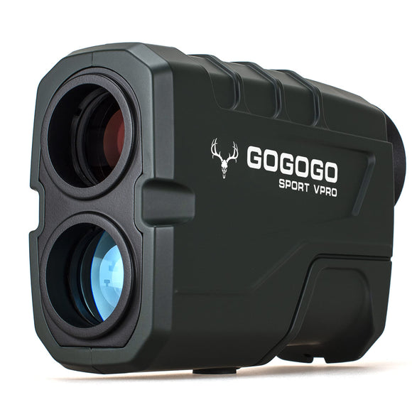 Green Hunting Rangefinder -1200 Yards Laser Range Finder for Hunting and Golf with Speed (1200 Yard) Gogogo Sport Vpro