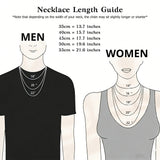 Porment 2.5mm Dainty Rope Necklaces for Women & Men Stackable 14K Gold Chain for Men Simple Trendy Womens Necklaces Waterproof Non-tarnish Gold Jewelry Unisex Gift Lifetime Quality