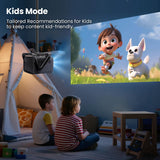 4K Projector with Wifi and Bluetooth, 1500 ANSI Official Licensed Google TV Smart Projector, Outdoor Movie Projector Compatible with NETFLIX/YouTube, 1000+ Apps Supported, AI Auto Focus Proyector