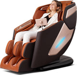 4D Massage Chair, Full Body Massage Chair, Zero Gravity Recliner w/ Intelligent Voice Control, 53.14" SL Track, Electric Calfrest Extension, 12 Auto Modes, USB Type-C, Bluetooth Speaker, TFT Screen
