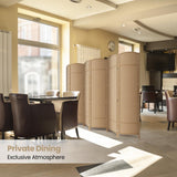 6 Panel Room Divider,6Ft Folding Privacy Screen,Tall - Extra Wide Foldable Panel Partition Wall Divider