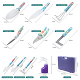 Garden Tool Set, Stainless Steel Heavy Duty Gardening Tools 30 PCS w/Floral Print