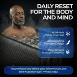Nuvio Long Recovery Pod Pro - 120 Gallon Ice Bath Cold Plunge Tub
