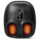 Heated Foot Massager for Neuropathy and Plantar Fasciitis, Foot Massager with Heat, Shiatsu Deep Kneading, Vibration, Rolling Compression, 3-Level Adjustable for Pain Relief, Portable for Home Use