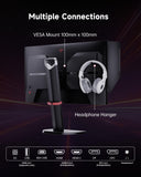 KTC 25M1 400Hz Gaming Monitor, Fast TN 24.1 Inch FHD PC Monitor 240Hz, 0.5ms GTG, Adaptive Sync, DAC, Vertical Monitors with Shielding Hood, HDMI DP Port, Tilt Swivel Pivot Height Adjustment, VESA