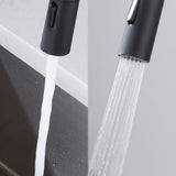 KIBI Pull Down Kitchen Faucet with Single Handle | Solid Brass High Arc Spout | Kitchen Sink Faucet with Pull Down Sprayer | Easy Clean | Matte Black, KKF2011