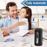 deli Electric Pencil Sharpener, Fully Automatic Pencil Sharpener, Black