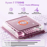 NIMO 17.3" FHD IPS Gaming Laptop, AMD Ryzen 7 Computer (Up to 4.75 GHz, Beat i7-12650H) with 32GB DDR5 RAM 1TB SSD Radeon 680M GPU 2-Yr Warranty 180° View Multifuntional for Business Creator Student