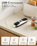 Electric Can Opener, One-Touch Automatic Can Opener, USB Rechargeable Electric Can Opener for Seniors with Arthritis- Cordless Battery Powered, Side Cut, Smooth Edge, Handsfree, for Any Size Cans