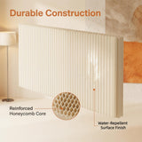Portable Folding Room Dividers - Versatile Privacy Screens for Dorms, Offices, Studios & Events - Quick Setup, Easy Storage - Stylish White Design