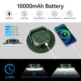 VAVOFO 42W 4000LM LED Camping Lantern Rechargeable, 10,000mAh Camping Lights, 3 Lighting Modes, IP65 Waterproof Flashlight , Portable Tent Light with Magnetic Base for Emergencies & Holiday Fun