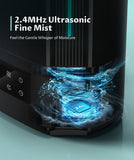 BREEZOME 6L Humidifiers for Bedroom Large Room & Essential Oil Diffuser, Ultrasonic Top Fill Cool Mist Humidifiers for Baby, Plants, Nursery Last up to 60 Hours, Smart Humidistat Control, Quiet, Black
