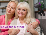 Purple River Hair Dryer Stand 20" to 63" Adjustable Blow Dryer Holder with Tripod and Universal Clip, Easy to Use, Hands Free Relieve Wrist Pain, Shoulder Periarthritis etc (Black)