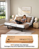 Mixcous King Adjustable Bed Base Frame with Wireless Remote, Zero Gravity