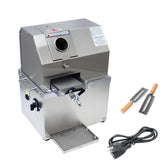 Sugarcane Press Electric Sugar Cane Juicer Press Machine Sugarcane Juice Extractor Ginger with 3 Rollers for Sugarcane Ginger Sweet Sorghum Juicing Extractor Pressing 110V INTSUPERMAI