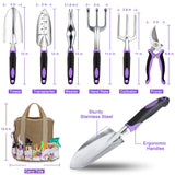 Garden Tools Set 83 Piece, Succulent Tools Set Included, Heavy Duty Aluminum Gardening Tools for Gardening