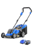 WILD BADGER POWER Lawn Mower 40V Brushless 18" Cordless, 5 Cutting Height Adjustments Electric Lawn Mower