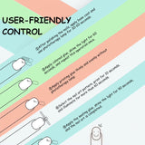 XEEAOFE Mini Nail Painting Machine, Digital Mobile Nail Art Printer, Smart Phone Control, Smart 3D Nail Art Printer Printing