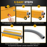 OTRUZPV 1/2" to 4" Electric PVC Conduit Heater with Temperature Detector, 2300W Portable PVC Pipe Heater