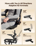 SIHOO B100 PRO Ergonomic Mesh Office Chair with Footrest
