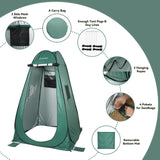 FIRINER Pop Up Camping Shower Tent, Portable Dressing Changing Tent Outdoor with Carry Bag for Beach & Hiking, 75” x 48”x 48”