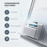 Bonnlo 12000 BTU Wifi Enabled Window Air Conditioner with Inverter, AC Unit for Window with APP & Voice Control, Timer Function