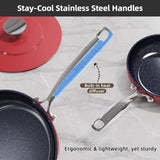 Nuwave Lux 13pc Forged Lightweight Nonstick Ceramic Cookware Set, PFAS-Free
