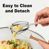 Camic Electric Hand Mixer with 9 Speeds, Powerful Motor, Cordless Hand Mixer with Whisk, Dough Hook and Mixing Rod for Whipping Eggs, Cream, Butter, Jam, Kneading Dough and Blending (White+Black)