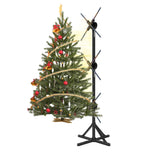 3D Splicing Holographic Display Fan 22'' 3 Pcs with Stand Set 3D Hologram Fan Led Projector Christmas Tree
