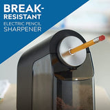 Electric Pencil Sharpener, Heavy Duty Pencil Sharpener for School, Black, 1 Count X-Acto