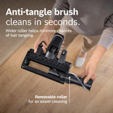 Bosch Unlimited 10 Cordless Stick Vacuum Cleaner - 2 Batteries Included, Up to 140 Min Total, Bendable Tube, Fast Charger, Pet Hair, Hard Floors and Carpets, 7 Accessories, Dark Cream