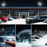 Dream Eeve 350W LED Parking Lot Lights Outdoor Trunnion Mount 5000K 3Pack