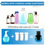 Ipefan Automatic Soap Dispenser Touchless,Rechargeable Foaming Soap Dispenser,15oz/420ml Smart Hand Soap Dispensers,4-Level Adjustable,Wall Mount for Bathroom Kitchen Dish Soap,Hands-Free (Black)